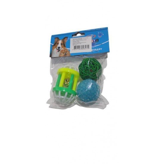 BRINQUEDO CAT TOYS 1 CILINDRO 2 BOLAS