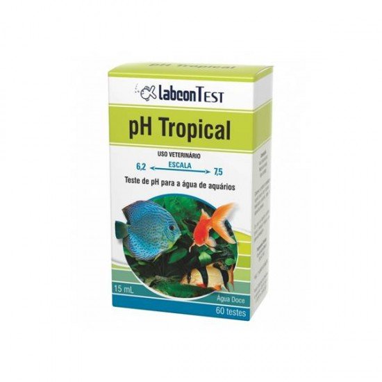 KIT DE TESTES LABCON PEIXES PH TROPICAL