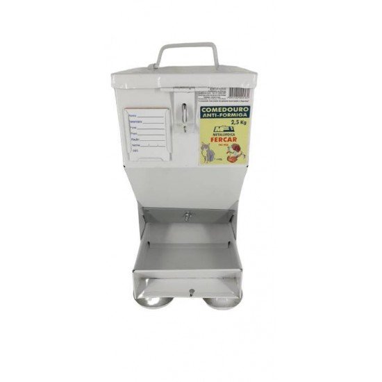 COMEDOURO AUT. ANTI-FORMIGA FERCAR CAPACIDADE 2,5 KG