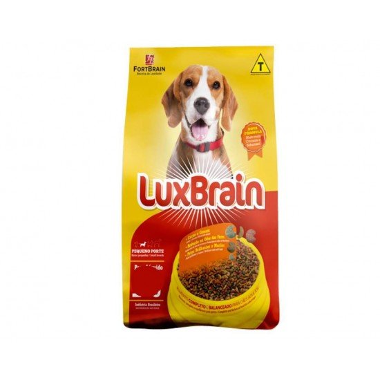 RAÇÃO LUXBRAIN PEQUENO PORTE FORTBRAIN 10KG