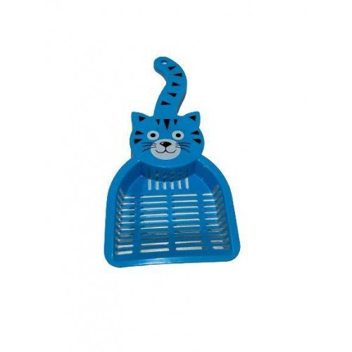 PÁ HIGIÊNICA CARINHA DE GATO COM LISTRAS