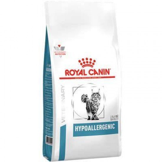 RAÇÃO ROYAL CANIN VETERINARY HYPOALLERGENIC - GATOS ADULTOS 1,5KG