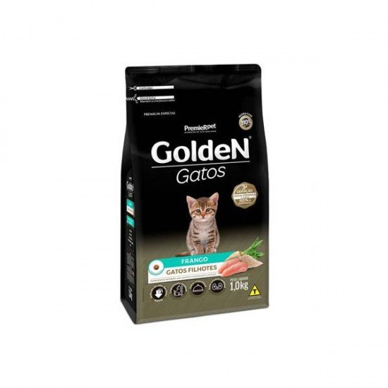 RAÇÃO GOLDEN GATOS FILHOTES SABOR FRANGO