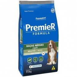 RAÇÃO PREMIER FÓRMULA LIGHT PARA CÃES ADULTOS SABOR FRANGO 15KG