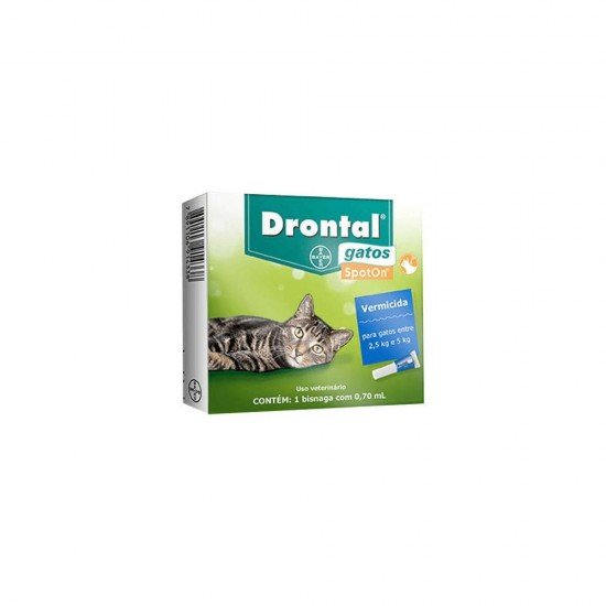 MEDICAMENTO DRONTAL GATOS SPOTON 2,5KG A 5KG MEDICAMENTO DRONTAL GATOS SPOTON 2,5KG A 5KG