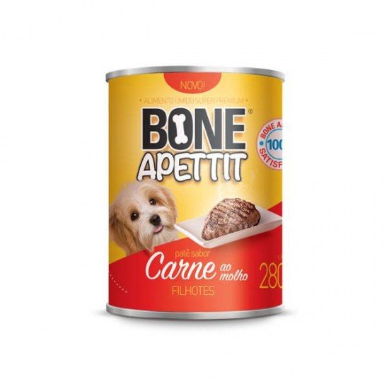 LATA BONE APETTIT CARNE FILHOTE 280G
