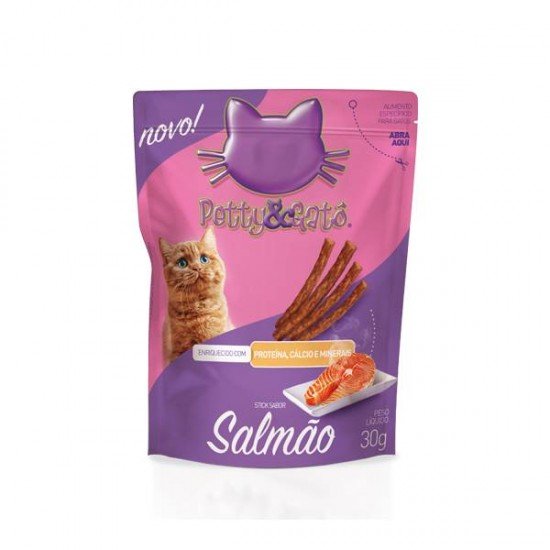 BIFINHO PETTY & GATÔ SABOR SALMÃO 30G