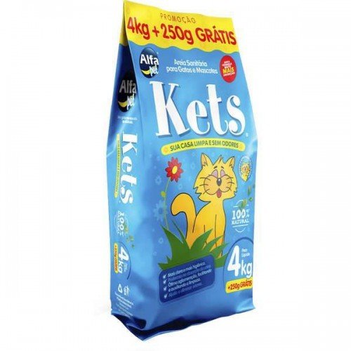 AREIA HIGIÊNICA KETS PARA GATOS