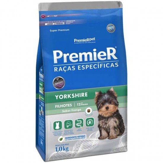RAÇÃO PREMIER RAÇAS ESPECÍFICAS YORKSHIRE PARA CÃES FILHOTES