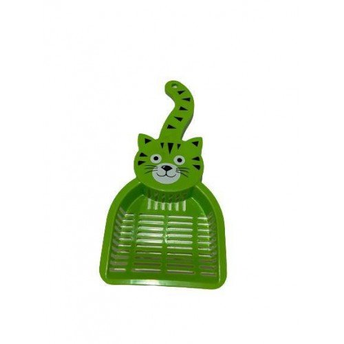 PÁ HIGIÊNICA CARINHA DE GATO COM LISTRAS