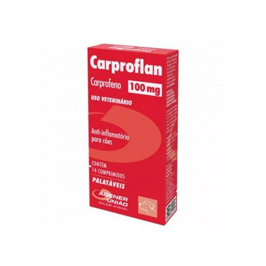 CARPROFLAN AGENER UNIÃO 100MG 14 COMPRIMIDOS