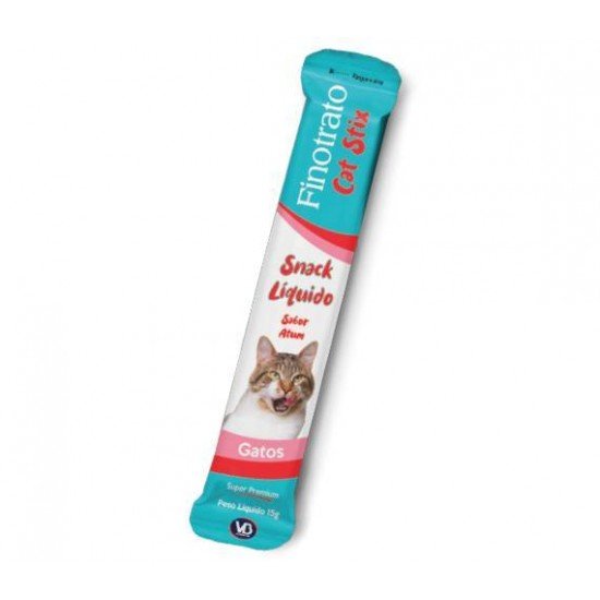 FINOTRATO CAT STIX ATUM GATOS SNACK LÍQUIDO 15G