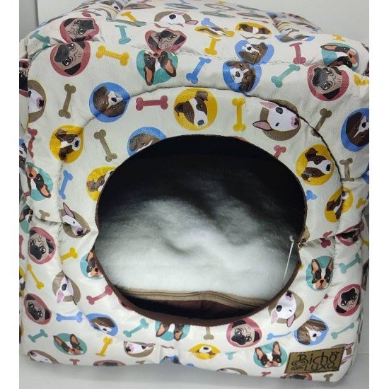 CAMA 2EM1 ( IGLU) ESTAMA CACHORRO COR BRANCO CAMA 2EM1 ( IGLU) ESTAMA CACHORRO COR BRANCO