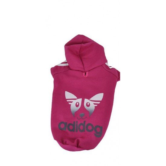 CASACO MOLETOM FÊMEA ADIDOG COM CAPUZ PINK