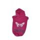 CASACO MOLETOM FÊMEA ADIDOG COM CAPUZ PINK