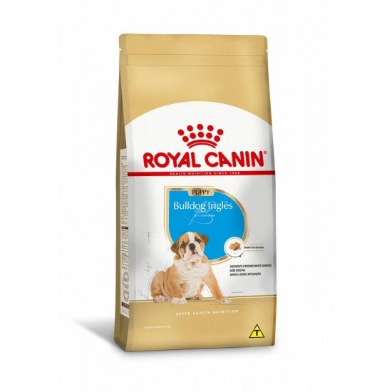 RAÇÃO ROYAL CANIN BULLDOG INGLÊS PARA CÃES FILHOTES 12KG