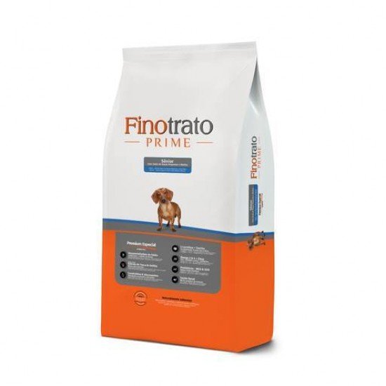 RAÇÃO SECA FINOTRATO PRIME SÊNIOR PREMIUM ESPECIAL PARA CÃES RAÇAS PEQUENAS E MÉDIAS
