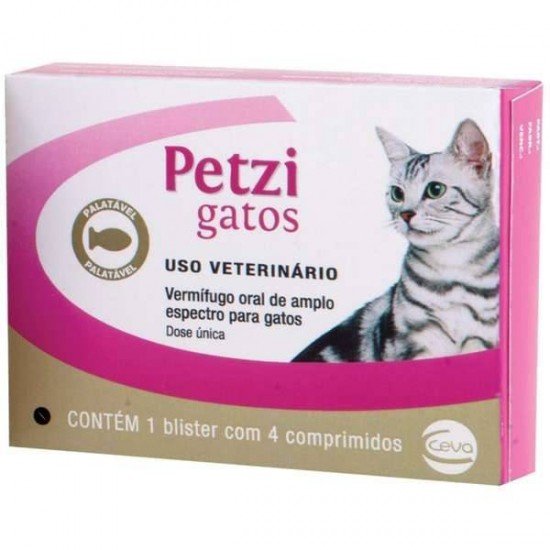 PETZI GATO CEVA 4 COMPRIMIDOS