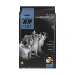 RAÇÃO SECA THREE DOGS SUPER PREMIUM FRANGO E ARROZ PARA CÃES FILHOTES RAÇAS PEQUENAS E MINI RAÇÃO SECA THREE DOGS SUPER PREMIUM FRANGO E ARROZ PARA CÃES FILHOTES RAÇAS PEQUENAS E MINI