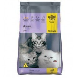 RAÇÃO THREE CATS ORIGINAL SABOR CARNE PARA GATOS FILHOTES 1KG RAÇÃO THREE CATS ORIGINAL SABOR CARNE PARA GATOS FILHOTES 1KG