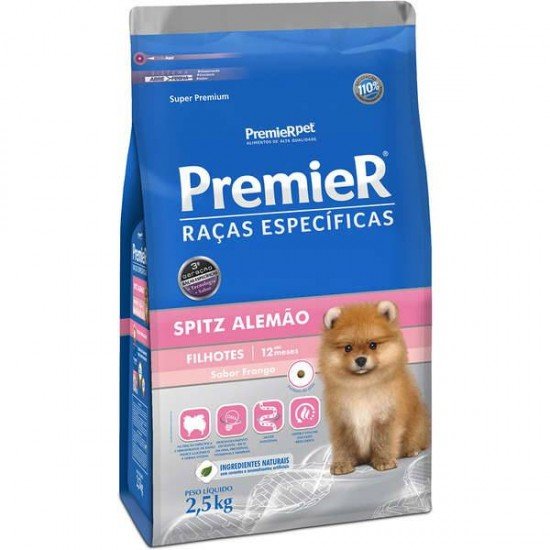 RAÇÃO PREMIER RAÇAS ESPECÍFICAS SPITZ PARA CÃES FILHOTES