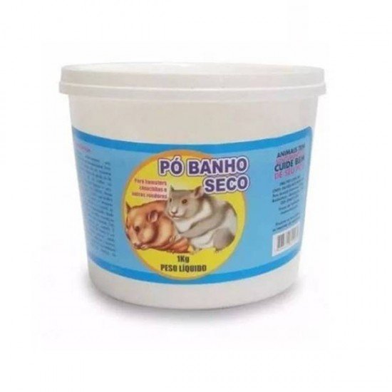 PÓ BANHO SECO ROEDORES POTE 1KG