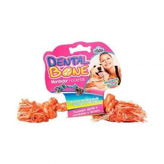 BRINQUEDO DENTAL BONE CORDA COLORS GIGANTE