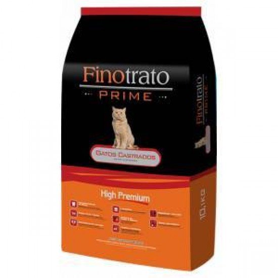 RAÇÃO SECA FINOTRATO PRIME PREMIUM ESPECIAL PARA GATOS CASTRADOS FRANGO