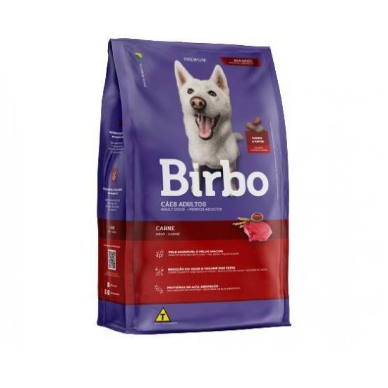 RAÇÃO BIRBO PREMIUM SABOR CARNE PARA CÃES ADULTOS