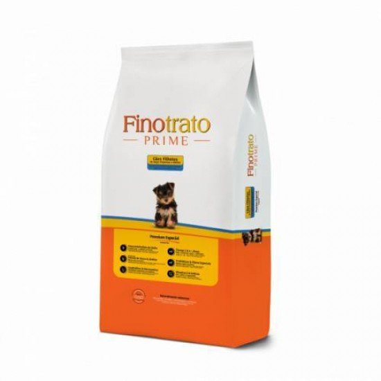 RAÇÃO SECA FINOTRATO PRIME PREMIUM ESPECIAL PARA CÃES FILHOTES RAÇAS PEQUENAS E MÉDIAS