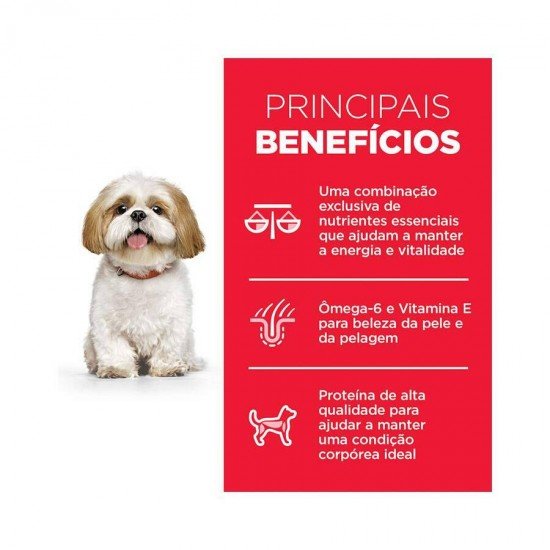 RAÇÃO HILLS SCIENCE DIET PARA CÃES ADULTOS 7+ PEDAÇOS PEQUENOS SABOR FRANGO