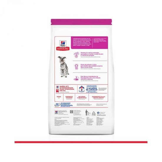 RAÇÃO HILLS SCIENCE DIET PARA CÃES ADULTO 7+ PEQUENOS E MINI