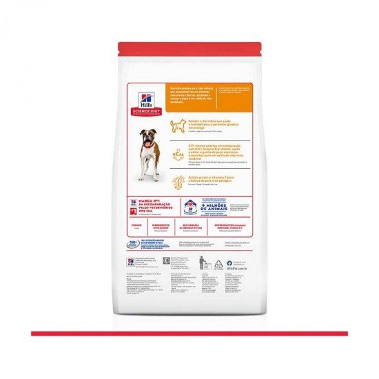 RAÇÃO HILLS SCIENCE DIET PARA CÃES ADULTO LIGHT