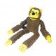 MACACO CHALESCO BRINQUEDO PARA CÃES PELÚCIA MARROM