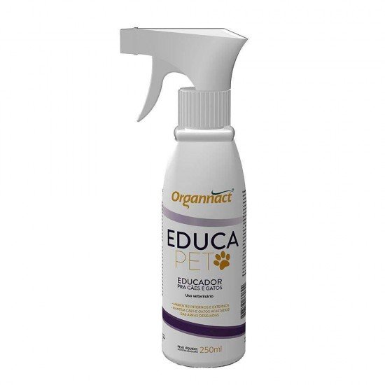 EDUCA PET SPRAY PARA CÃES E GATOS 250 ML - ORGANNACT