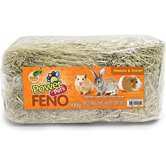 FENO PRENSADO POWERPETS 500G