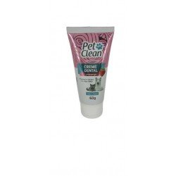 CREME DENTAL PET CLEAN MORANGO 60G CREME DENTAL PET CLEAN MORANGO 60G