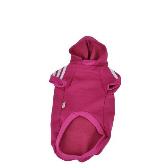 CASACO MOLETOM FÊMEA ADIDOG COM CAPUZ PINK