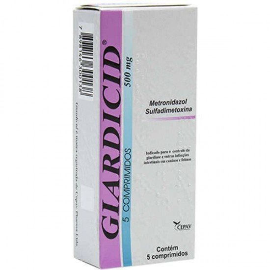 ANTIBIÓTICO GIARDICID 500 MG