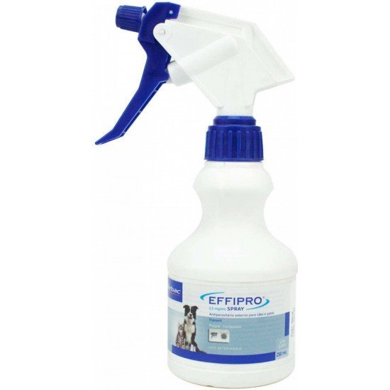 Antipulgas e Carrapatos Virbac Effipro Spray para Cães e Gatos