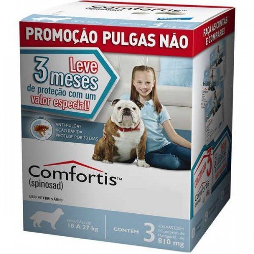 ANTIPULGAS COMFORTIS ELANCO PARA CÃES 18 A 27KG
