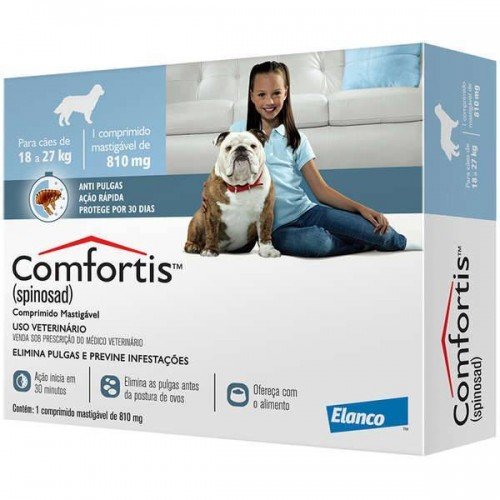 ANTIPULGAS COMFORTIS ELANCO PARA CÃES 18 A 27KG