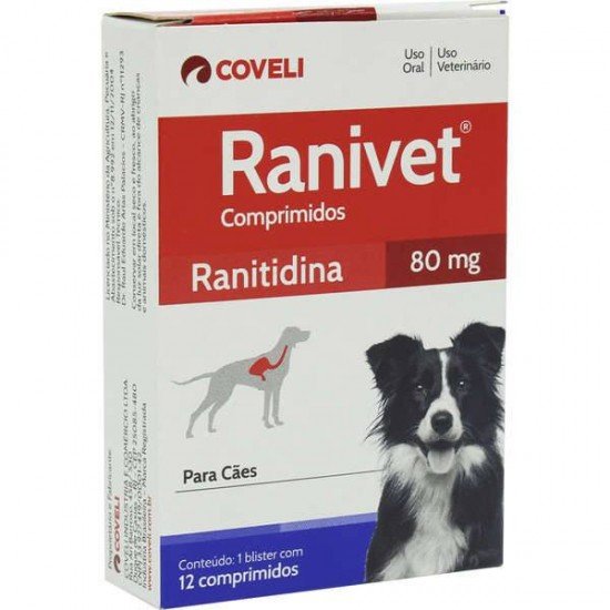 ANTIÁCIDO COVELI RANIVET RANITIDINA 80MG