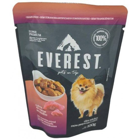 SACHE EVEREST CÃO RAÇAS PEQUENAS CARNE 100G