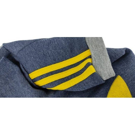 CASACO ADIDOG MOLETOM COM CAPUZ CHUMBO CASACO ADIDOG MOLETOM COM CAPUZ CHUMBO