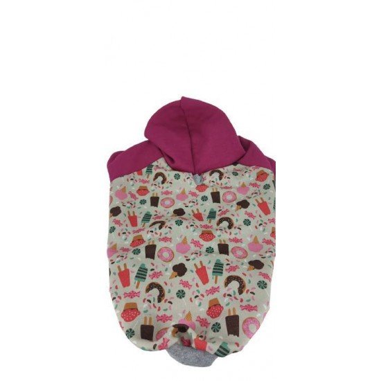 ROUPINHA CASACO ESTAMPADINHO SWEET CANDIES