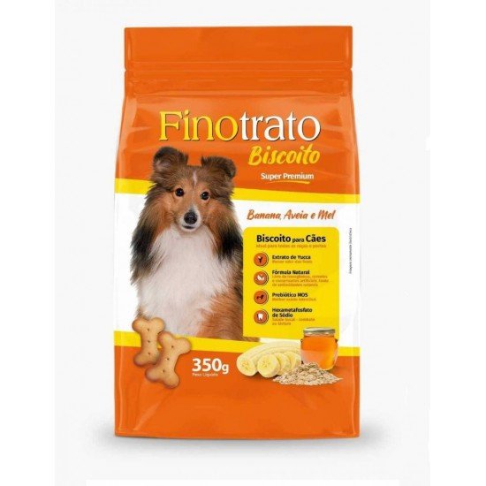BISCOITO FINOTRATO BANANA AVEIA E MEL 350G
