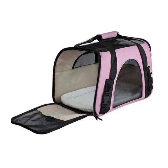 BOLSA TRANSPORTE THE DOGS BAG ROSA
