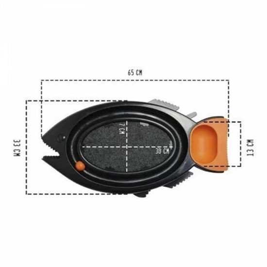 Brinquedo Durafish Arranhador Preto Gatos Dura Pets Toys