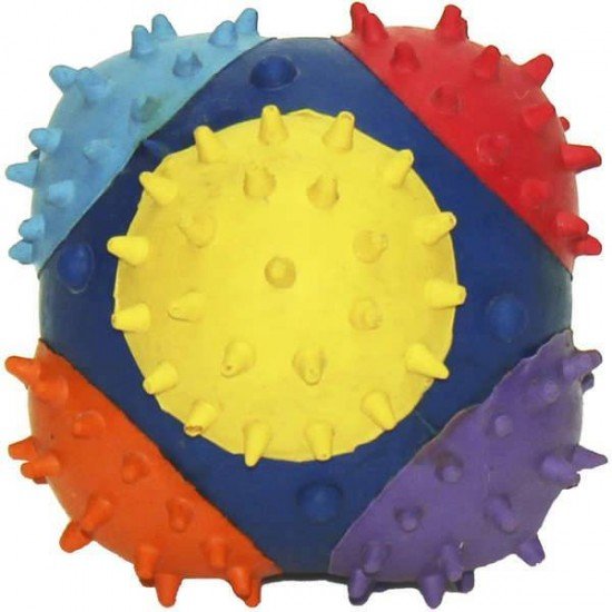 BRINQUEDO CHALESCO BOLA COLORIDA COM ESPINHOS